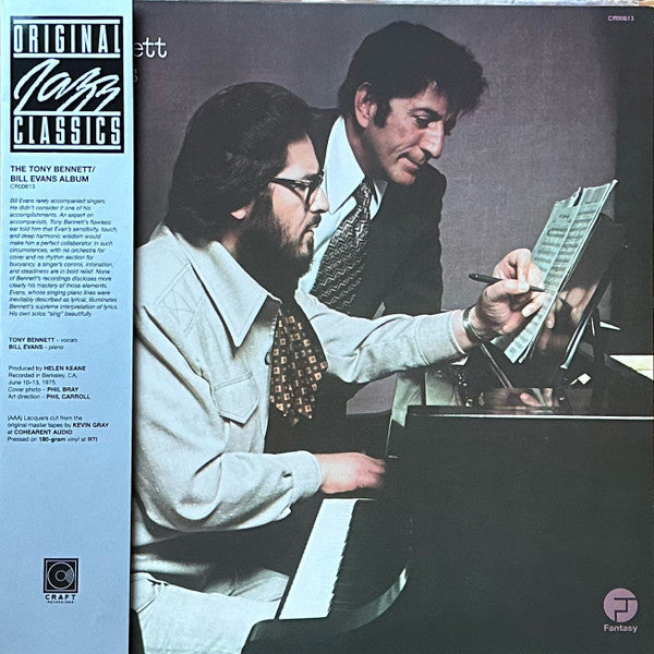 Tony Bennett, Bill Evans ~ The Tony Bennett/Bill Evans Album (Vinyl) - Djungel & Jazz