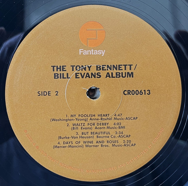 Tony Bennett, Bill Evans ~ The Tony Bennett/Bill Evans Album (Vinyl) - Djungel & Jazz