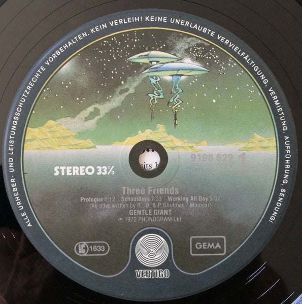 Gentle Giant : Three Friends (2xLP, Comp)