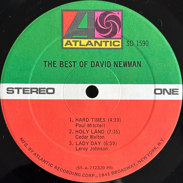 David Newman ~ The Best Of David Newman (Vinyl) - Djungel & Jazz