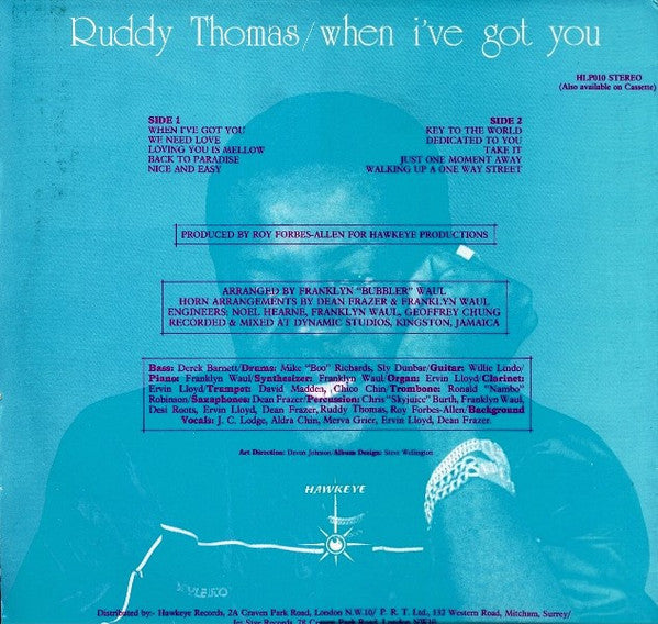 Ruddy Thomas : When I've Got You (LP, Album)