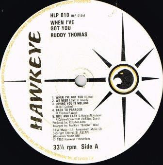 Ruddy Thomas : When I've Got You (LP, Album)
