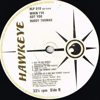 Ruddy Thomas : When I've Got You (LP, Album)