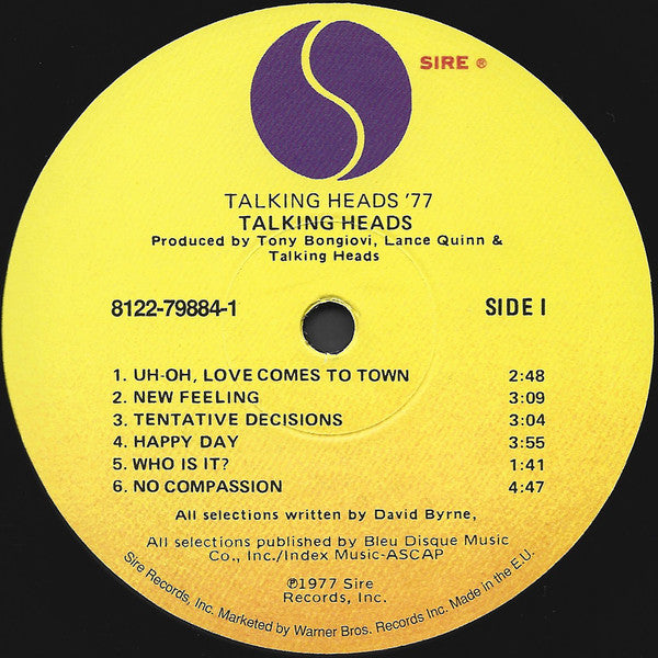 Talking Heads ~ Talking Heads: 77 (Vinyl) - Djungel & Jazz