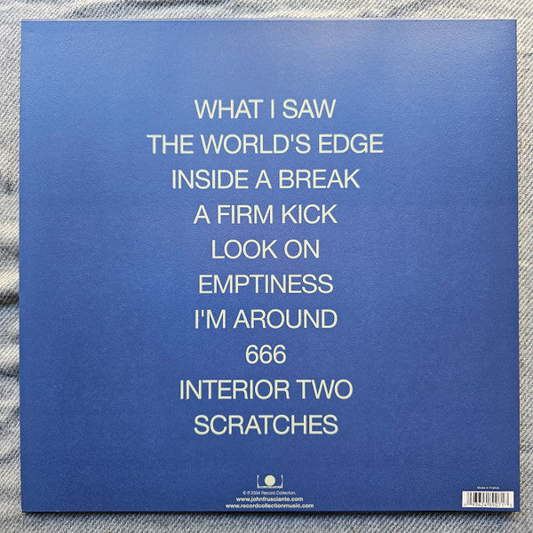 John Frusciante ~ Inside Of Emptiness (Vinyl) - Djungel & Jazz