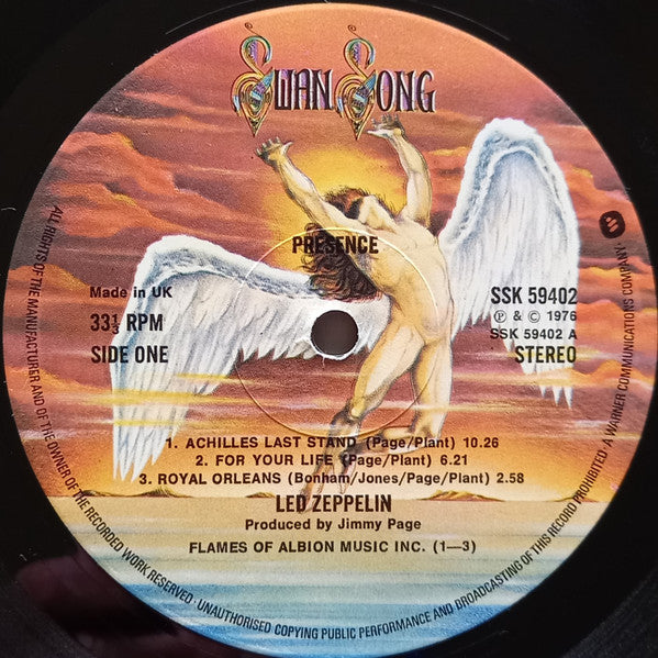 Led Zeppelin ~ Presence (Vinyl) - Djungel & Jazz