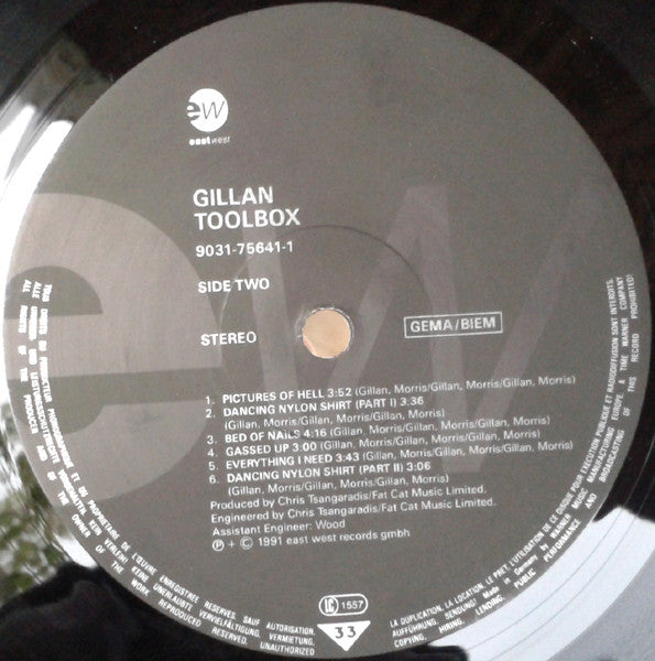 Gillan ~ Toolbox (Vinyl) - Djungel & Jazz