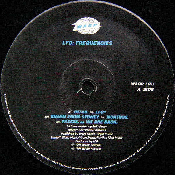 LFO : Frequencies (LP, Album)