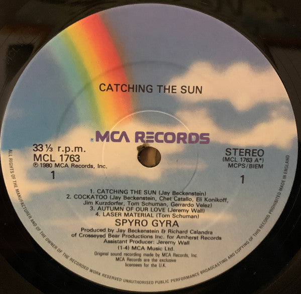 Spyro Gyra ~ Catching The Sun (Vinyl) - Djungel & Jazz