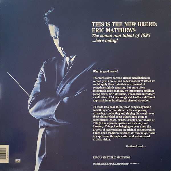 Eric Matthews : It's Heavy In Here (LP, Album)