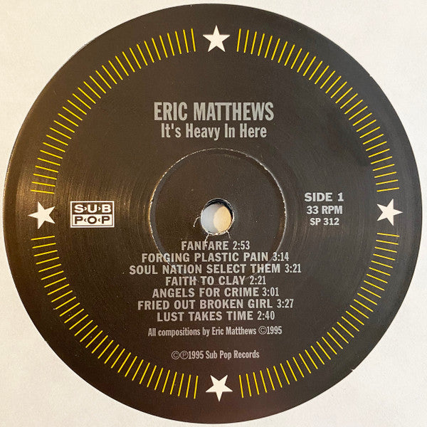 Eric Matthews : It's Heavy In Here (LP, Album)