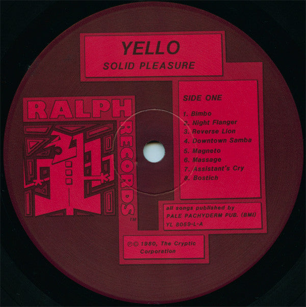Yello ~ Solid Pleasure (Vinyl) - Djungel & Jazz