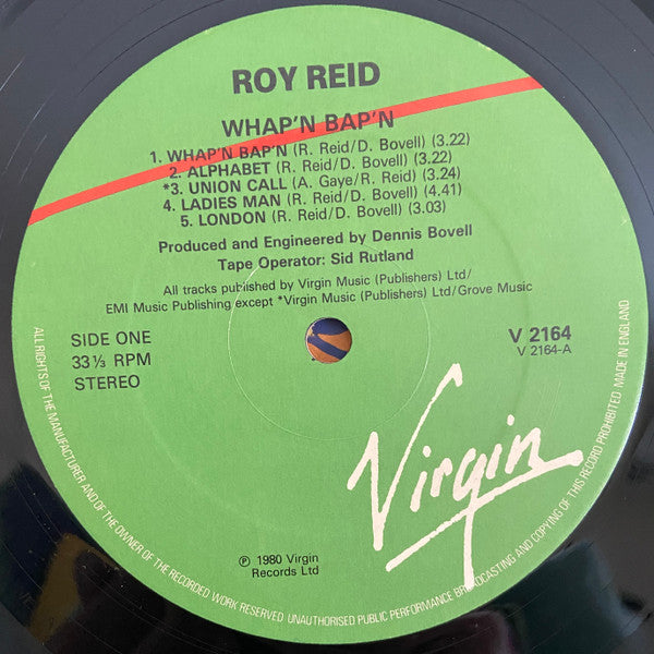 Roy Samuel Reid : Whap'n Bap'n (LP, Album)