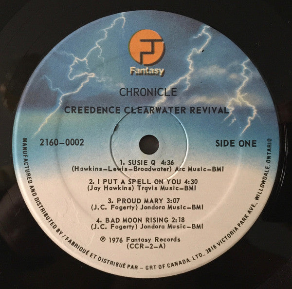 Creedence Clearwater Revival Featuring John Fogerty : Chronicle - The 20 Greatest Hits (2xLP, Comp, Gat)