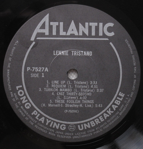 Lennie Tristano ~ Lennie Tristano (Vinyl) - Djungel & Jazz