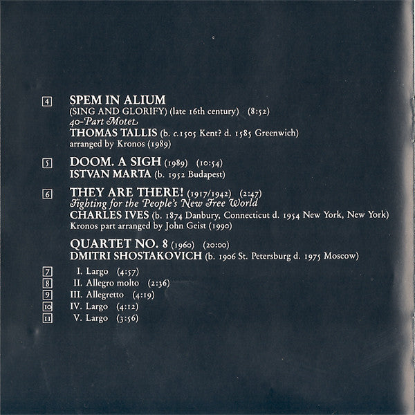 Kronos Quartet ~ Black Angels (Vinyl) - Djungel & Jazz