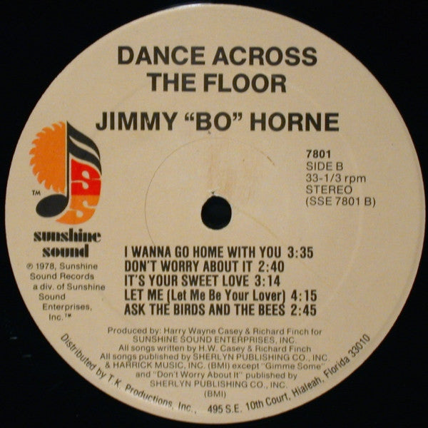 Jimmy "Bo" Horne ~ Dance Across The Floor (Vinyl) - Djungel & Jazz