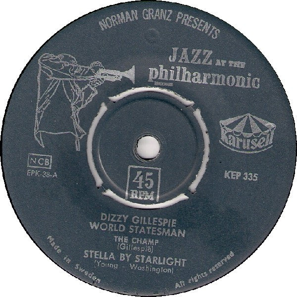 Dizzy Gillespie ~ World Statesman (Vinyl) - Djungel & Jazz