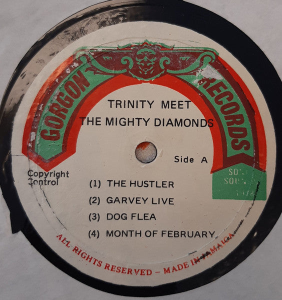 Trinity (4) Meet The Mighty Diamonds : Trinity Meet The Mighty Diamonds (LP, Album, Mono)