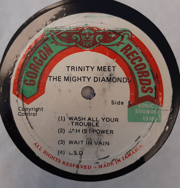 Trinity (4) Meet The Mighty Diamonds : Trinity Meet The Mighty Diamonds (LP, Album, Mono)