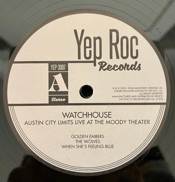 Watchhouse ~ Austin City Limits Live At The Moody Theater January 23, 2020 (Vinyl) - Djungel & Jazz