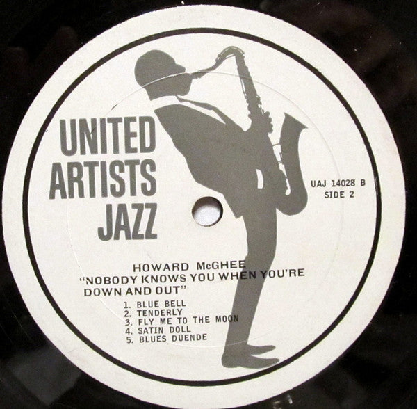 Howard McGhee : Nobody Knows You When You're Down And Out (LP, Album, Mono)