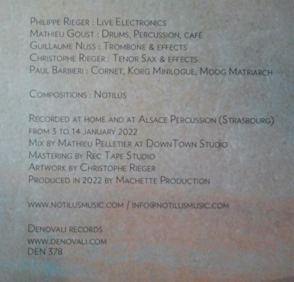 Notilus ~ II (Vinyl) - Djungel & Jazz