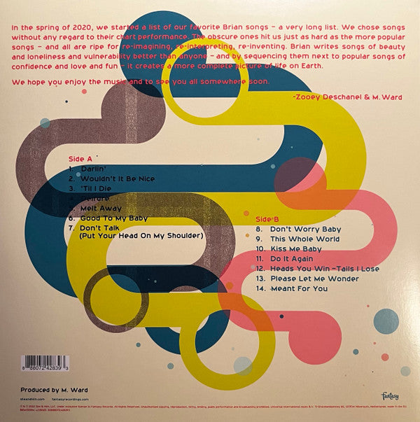 She & Him ~ Melt Away: A Tribute To Brian Wilson (Vinyl) - Djungel & Jazz