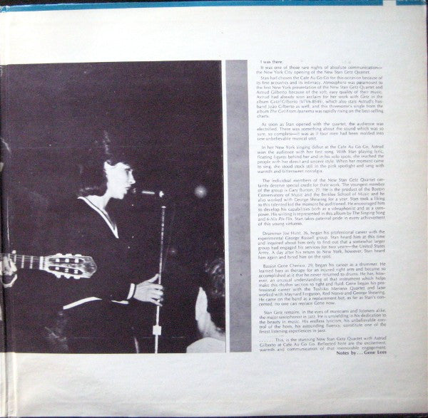 The New Stan Getz Quartet Featuring Astrud Gilberto ~ Getz Au Go Go (Vinyl) - Djungel & Jazz