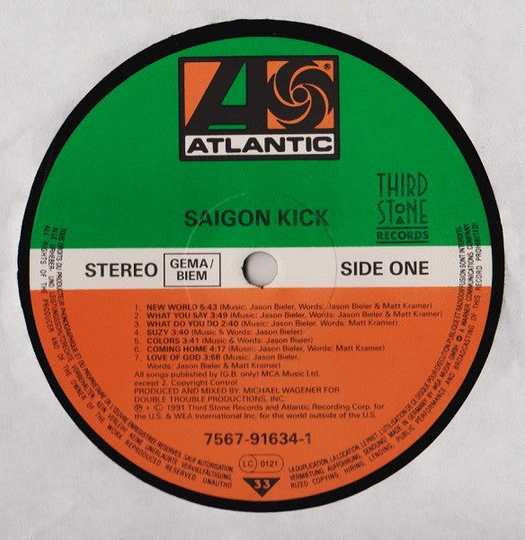 Saigon Kick ~ Saigon Kick (Vinyl) - Djungel & Jazz