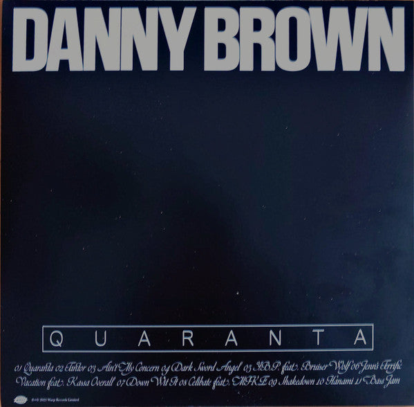 Danny Brown ~ Quaranta (Vinyl) - Djungel & Jazz