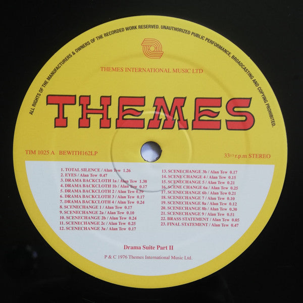 Alan Tew ~ Drama Suite Part II (Vinyl) - Djungel & Jazz