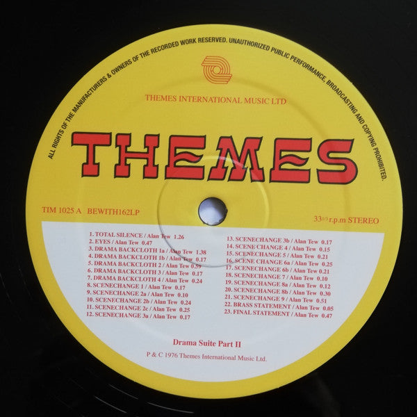 Alan Tew ~ Drama Suite Part II (Vinyl) - Djungel & Jazz