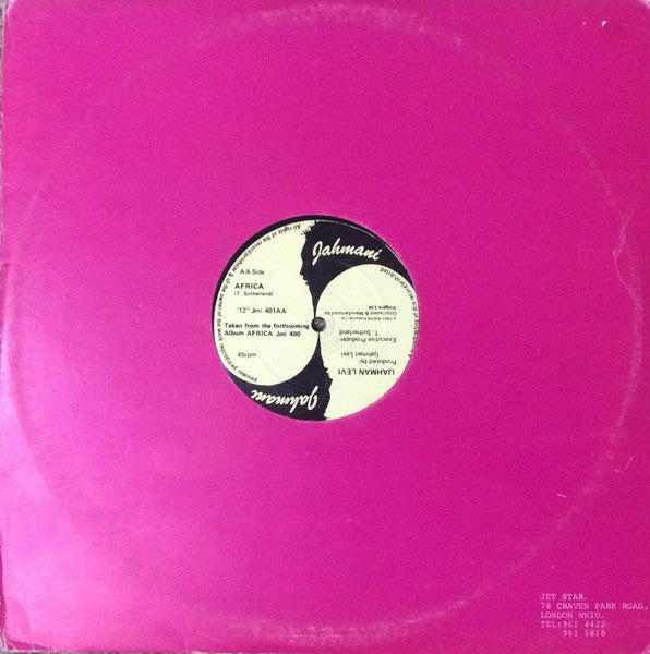 Ijahman Levi : Play Girl / Africa (12", Maxi)