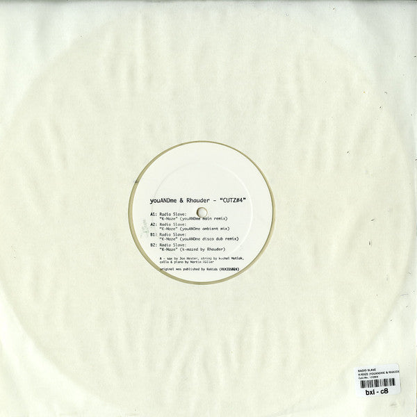 youANDme & Rhauder ~ CUTZ#4 (Vinyl) - Djungel & Jazz
