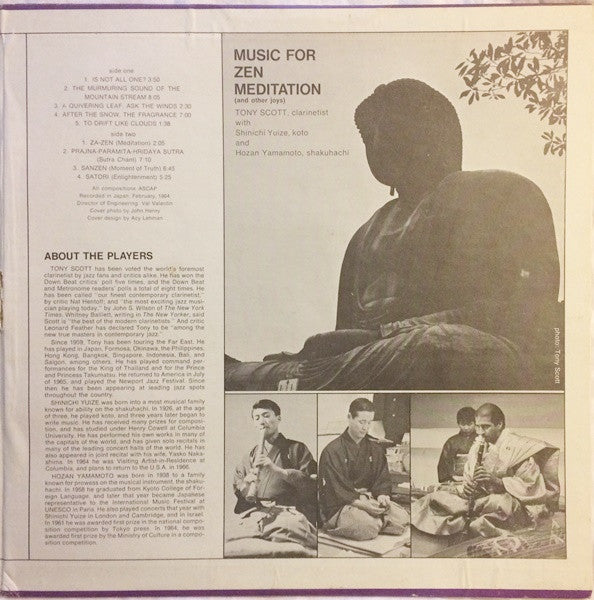 Tony Scott ~ Music For Zen Meditation And Other Joys (Vinyl) - Djungel & Jazz