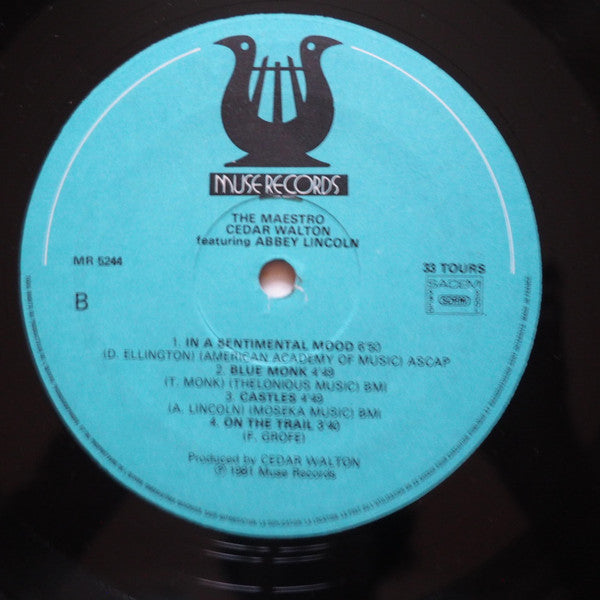Cedar Walton Featuring Abbey Lincoln : The Maestro (LP, Album)