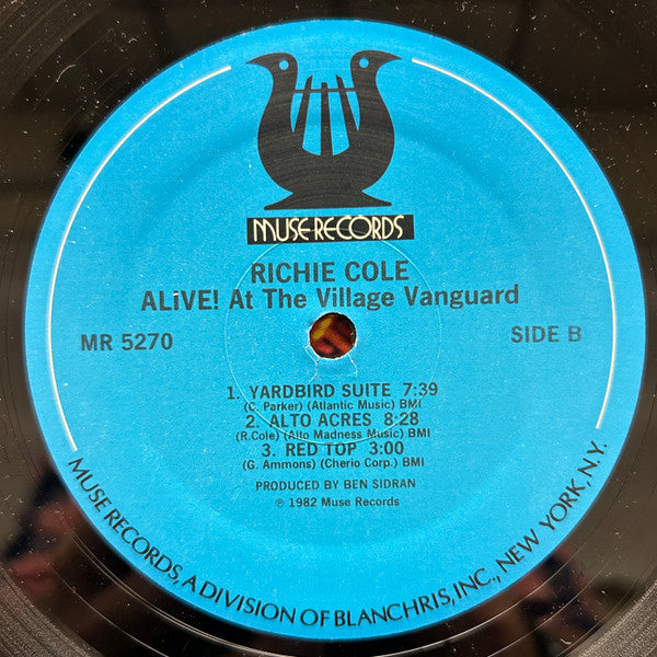Richie Cole ~ Alive! At The Village Vanguard (Vinyl) - Djungel & Jazz