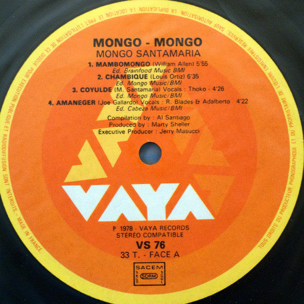 Mongo Santamaria ~ Mongo - Mongo (Vinyl) - Djungel & Jazz