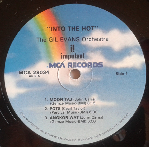 The Gil Evans Orchestra ~ Into The Hot (Vinyl) - Djungel & Jazz