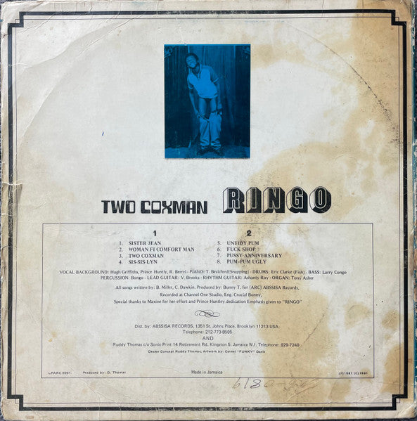 Ringo (5) : Two Coxman (LP, Album, Bla)