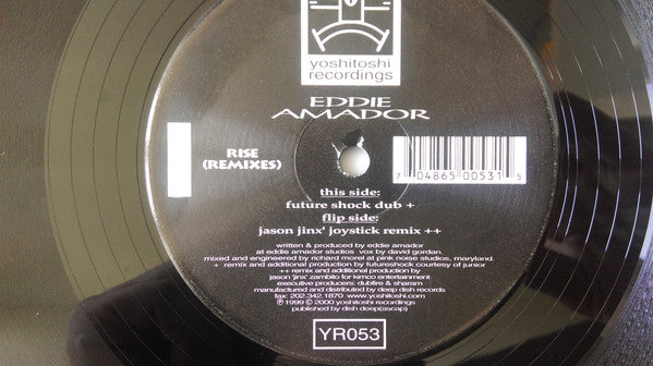Eddie Amador ~ Rise (Remixes) (Vinyl) - Djungel & Jazz