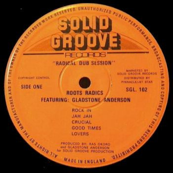 The Roots Radics Featuring Gladstone Anderson : Radical Dub Session (LP, Album)
