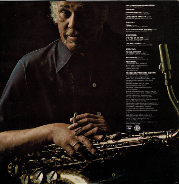 Dexter Gordon : Homecoming - Live At The Village Vanguard (2xLP, Album)