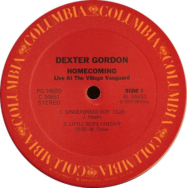 Dexter Gordon : Homecoming - Live At The Village Vanguard (2xLP, Album)