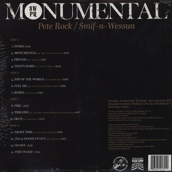 Pete Rock / Smif-N-Wessun ~ Monumental (Vinyl) - Djungel & Jazz