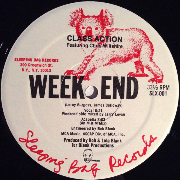 Class Action Featuring Chris Wiltshire* : Weekend (12", RE)