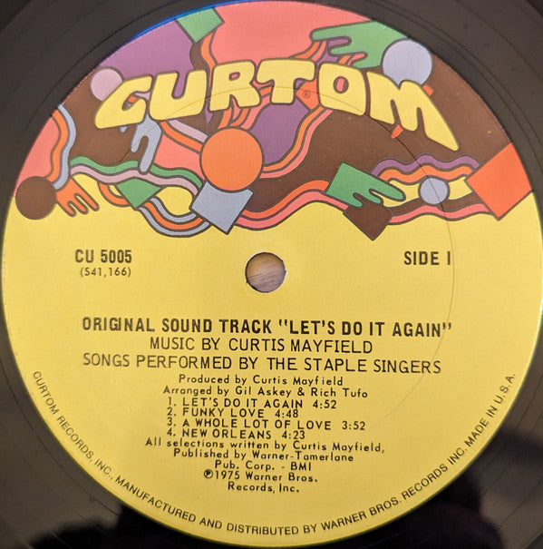 The Staple Singers ~ Let's Do It Again (Original Soundtrack) (Vinyl) - Djungel & Jazz
