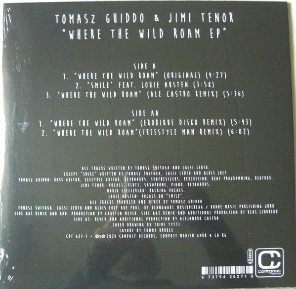 Tomasz Guiddo* & Jimi Tenor : Where The Wild Roam EP (12", EP)