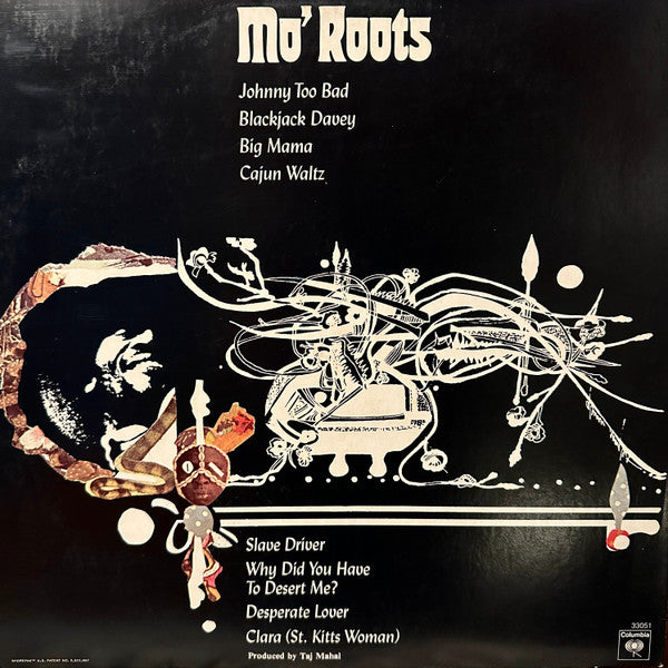 Taj Mahal : Mo' Roots (LP, Album, RP, Car)